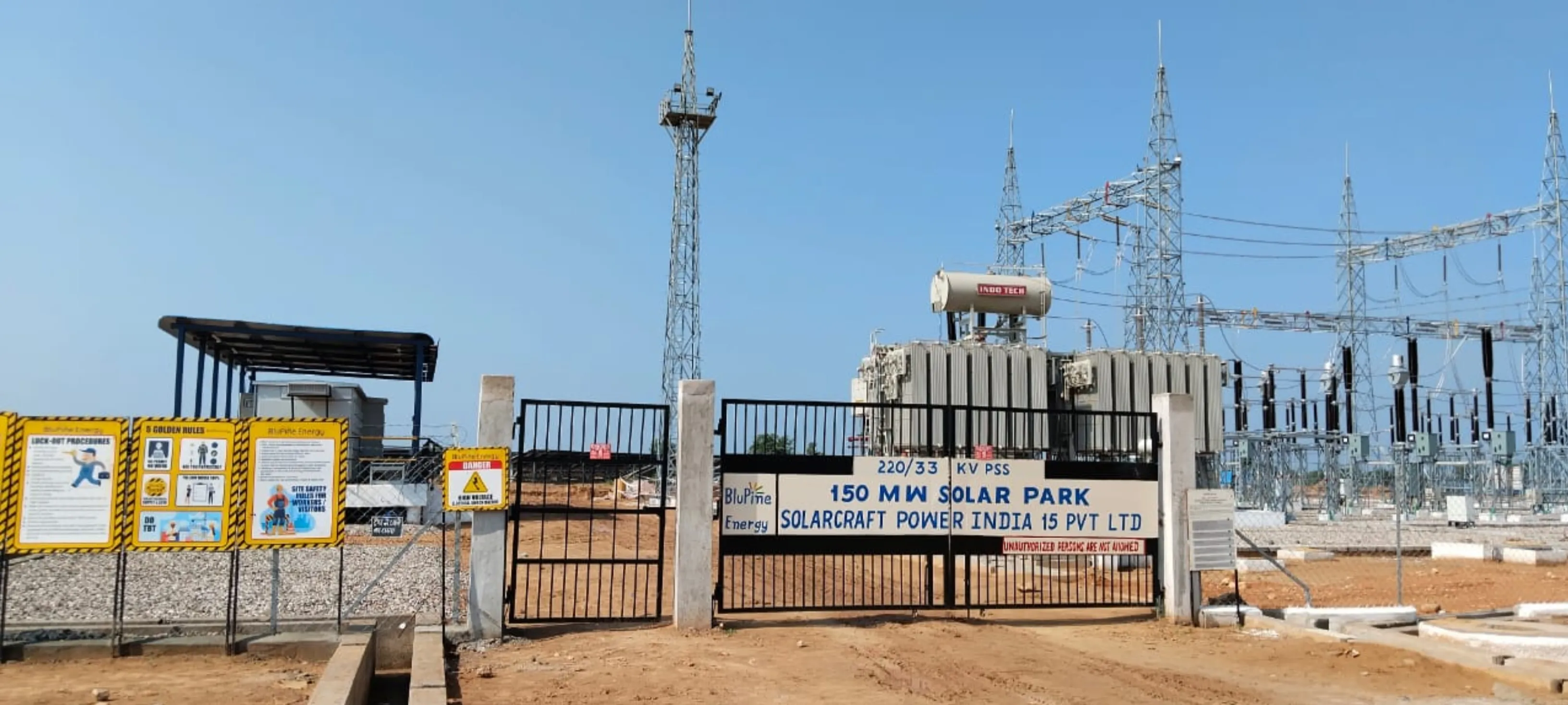 220KV AIS Substation & EBOP — Bluepine — Bhopalgarh